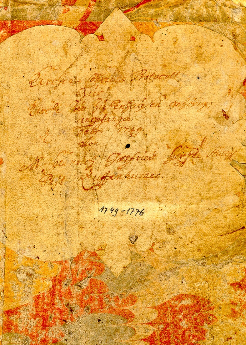 Einbandseite Band 4 1749-1776